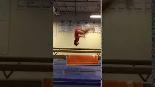 Standing tuck full on beam (Age: 13)