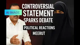 Controversy Over Former MLA's Statement on Burqa | Political Reactions | Meerut