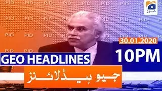 Geo Headlines 10 PM | 30th January 2020