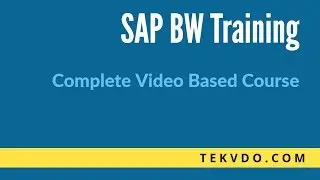 BW Info Provider in detail- SAP Business Warehouse(BW) Training