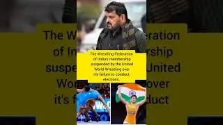 Wrestling Federation of India Suspended #news #sports #wrestling #kushti #wfi