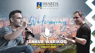 Ankur Warikoo Live || Sharda University || Aug &lsquo;25