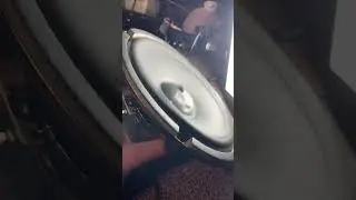 Sub bass test free air #automobile #passive #bass #speaker #travel #fyp #basscar