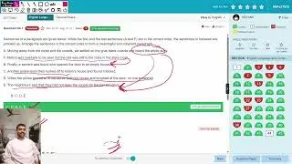 FIGHT CLUB GROUP DISCUSSION - TESTBOOK Section II (English & GA) Sectional Test - 01