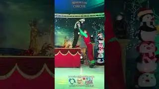 Doll Adela, Rag Doll act at Russells Christmas Circus (Wilbo the Clown, Temuujen & Adela) #shorts
