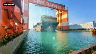 CIMC RAFFLES - TAISUN: Cầu trục kỷ lục Guinness lớn nhẩt thế giới/ Guinness world record crane