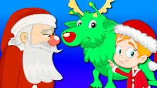 Groovy Le Martien se transforme en Rudolph pour aider le père Noël à distribuer des cadeaux de Noël