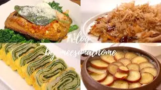 vlog#6 cooking sujebi, gamtae egg roll, sweet potato rice | family eating out (subtitle added)
