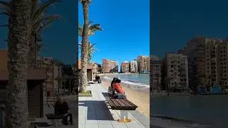 ☀️🌴🏖️🌊 Playa del Cura beach. Torrevieja 🇪🇸