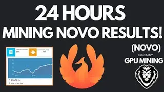 24 HOURS MINING NOVO RESULTS! GPU MINING - THE MOST PROFITABLE COIN TO MINE RIGHT NOW?