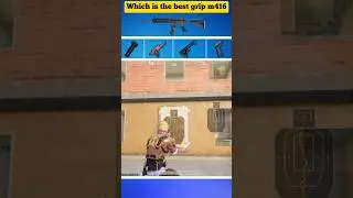 Which Is The Best Grip For M416 🤔 #bgmi #pubg #pubgmobile #shortsfeed #shorts
