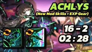 [엘소드/Elsword INT] Achlys | Plegas's Reflection [16-2] | 2:28 (New Mod Skills + EXP Gear)