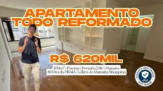 APARTAMENTO TODO REFORMADO - R$ 620MIL - 109m² - MANAÍRA, JOÃO PESSOA - PARAÍBA