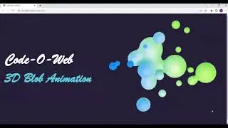 CSS 3D colour-changing blob animation