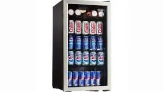 Danby 120 Can Beverage Cooler w/ Lock- DBC120BLS