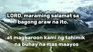Lord maraming salamat sa bagong araw na ito #prayer #faith #morningprayer #blessings