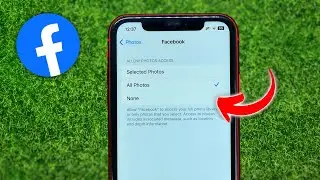 How to Deny Facebook Access to Photos on iPhone