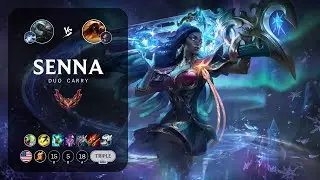 Senna ADC vs Sivir - NA Grandmaster Patch 13.24