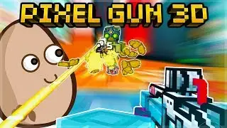 Explosive POTATO Bullets! The Potato Implant Is Amazing! | Pixel Gun 3D