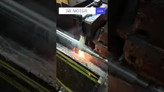 ⚙️ Precision rotor turning. That silky finish is just epic. #jwmotor #motor #fypシ #fyp #electrical