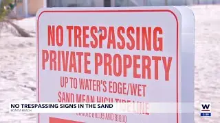 No trespassing signs on Bonita Beach confuse beachgoers
