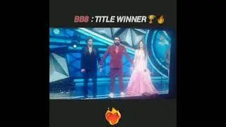 BB8🔥Title Winner🏆Mass Moment #viral #shorts #biggboss