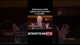 Warren Buffet explains why trade deficit is a problem.