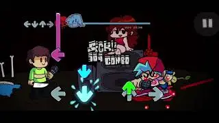 FNF MOBILE | CHARA MOD | 98% ( sorry for lag and the  quality of the sound )