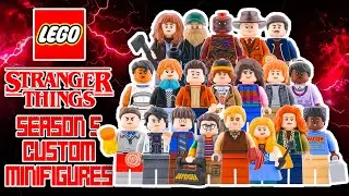 Lego Stranger Things Custom Minifigures! | Season 5 & Finale