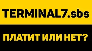 🤔 Проверка на вывод средств с проекта Terminal7🚀 Платит или нет?