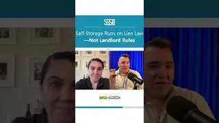 Self Storage Runs on Lien Law&mdash;Not Landlord Rules  #selfstorage #storagesolutions #ssse