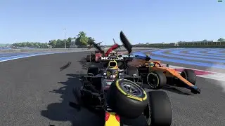 F1 2021 Unexpected effect of the damage mod