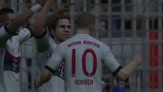 Mario G&ouml;tze scores for FC Bayern against Eintracht Frankfurt - FIFA 16 Career Mode Bundesliga 