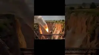 Pinaka missile strikes a rail bridge