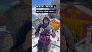 Story Of The Highest Shiva Temple On Earth 🙏🏻 | Tungnath Mahadev😍.