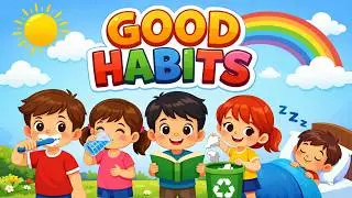 GOOD HABITS FOR KIDS | LEARN EVERYDAY MANNERS WITH FUN | ANIMATED LEARNING VIDEO | KIDS LEARNING