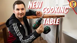 My New DIY Cooking Table