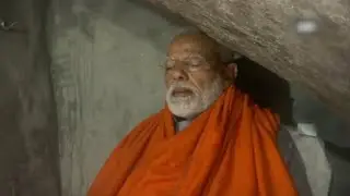 Day after campaign ends, PM Modi meditates in cave near Kedarnath shrine