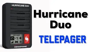 Hurricane Duo Pager von Swissphone Telepager Funkruf Schweiz Pocsag Zello Funk