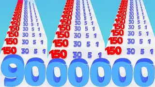 Number master: Run Merge VS Crowd Number Run 3D All levels (math games ) max levels ios new update