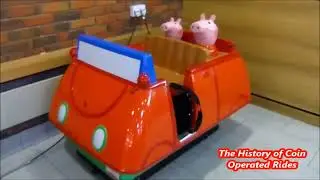 2010s Northern Leisure Coin Operated Car Kiddie Ride - Peppa Pig (Video Option)