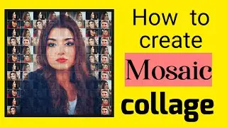 How to make Mosaic collage || complex collage tutorial || Rose gold edits 🕊