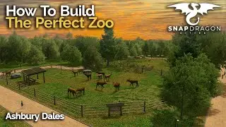 Building a Realistic Zoo in a Small UK Town - Ashbury Dales #25 - Cities Skylines UK Themed Build