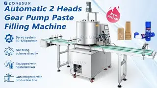 ZONESUN ZS-VTGTL Heating Mixing Lip Balm Petroleum Jelly Skincare Cosmetics Paste Filling Machine