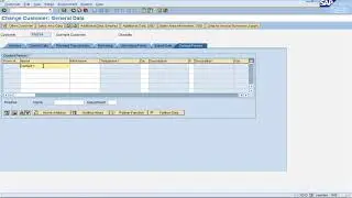 SAP SD Quick Ref - Contact Person Department