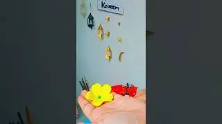 how to make paper flowers easy and beautiful | paper flower🌼 | Anzaartworld