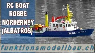 RC BOAT ROBBE NORDERNEY (ALBATROS) -  RC SURVEYING BOAT
