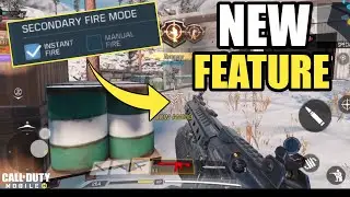 *NEW* Codm Secondary Fire Mode Feature | Codm Test Server