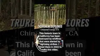 Chinese Camp destroyed by wildfires #hauntedhistory #blogger #ghoststories #history #goldrush