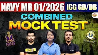 NAVY MR 01/2026 (ICG GD/DB) | COMBINED MOCK TEST || EXAMPUR DEFENCE WARRIORS